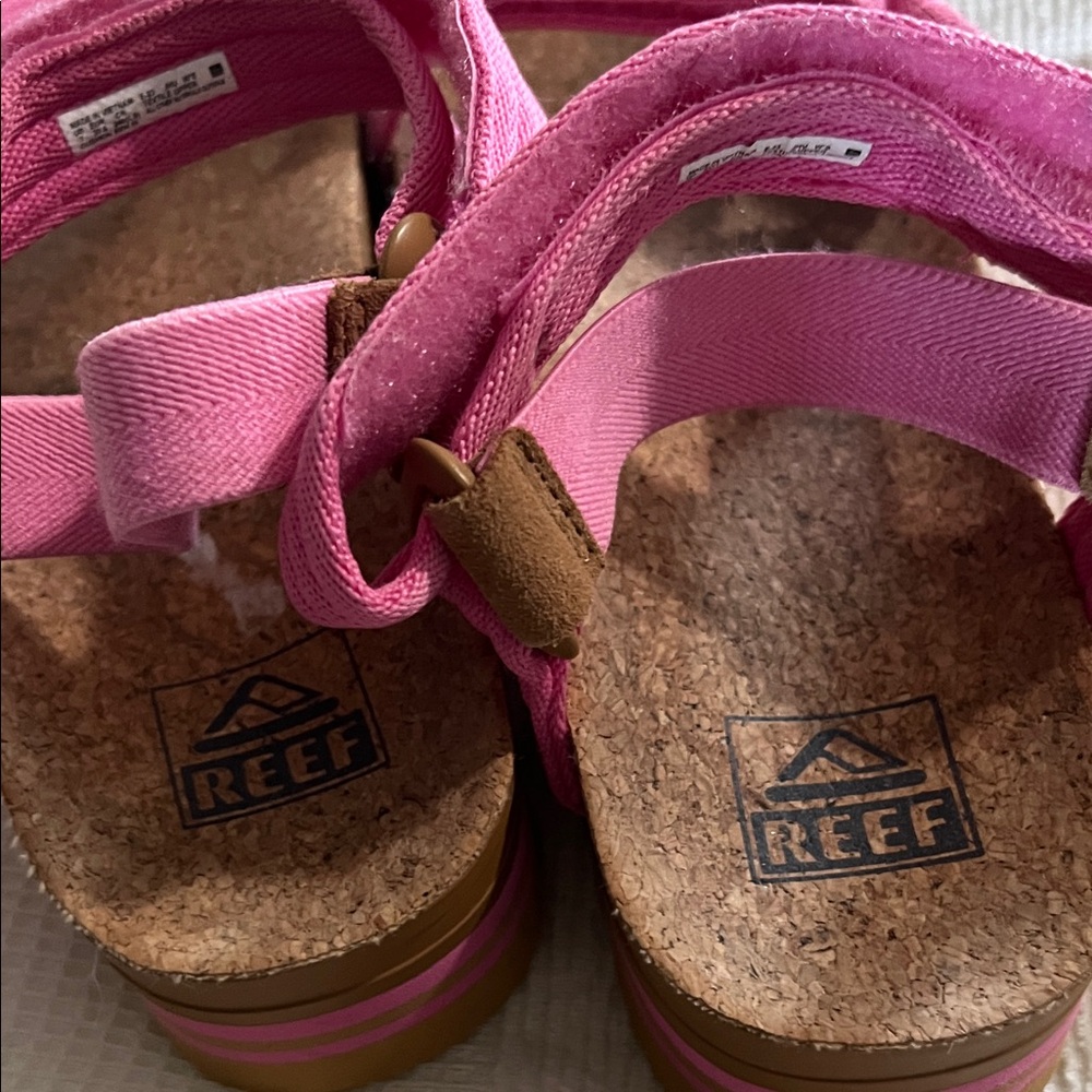 Reef Pink Women's Sandals - Picture 2 of 5